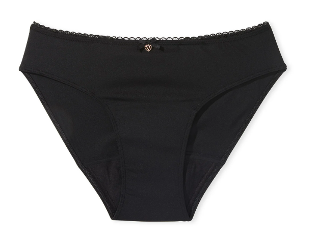 Panti menstrual Victoria secret bikini flujo medio M Negro